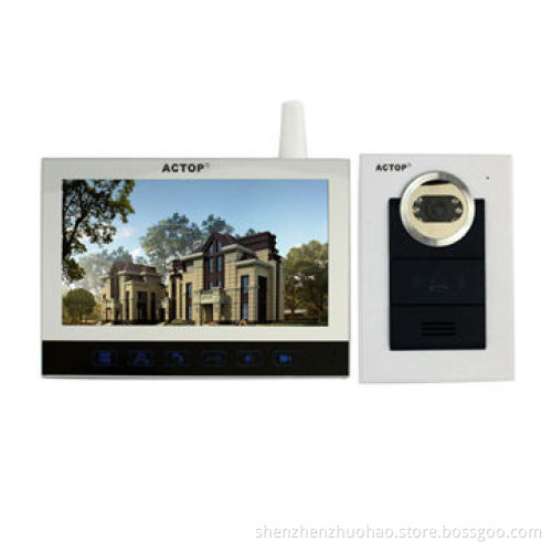 ACTOP 7" Wireless Intercom System, Video & Photo Record